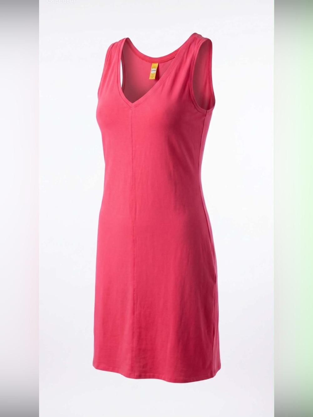 Lole Coral Pink Sleeveless V-Neck Shift Dress